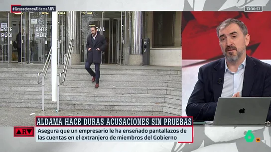Escolar, sobre Aldama: "Me parece alucinante que haya gente que le dé credibilidad" Escolar, sobre Aldama: "Me parece alucinante que haya gente que le dé credibilidad"