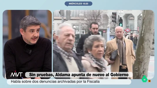Alfonso Pérez Medina desvela el "enfado" en la Fiscalía por las denuncias al PSOE sin pruebas Víctor de Aldama apuntaba a Begoña Gómez, María Jesús Montero o la mujer de Zapatero hablando de denuncias que han sido archivadas, como muchas otras que, explica Alfonso Pérez Medina, se presentan "si ningún tipo de documentación".