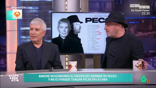 ¿Cuál es el curioso origen del nombre del grupo Pecos?: esto han contado en 'El Hormiguero' El dúo han compartido con Pablo Motos que prefieren que les llamen Pecos, sin poner el artículo 'los' antes. Además, también han contado como fue para ellos saltar a la fama cuanto tenían, tan solo, 15 y 17 años.