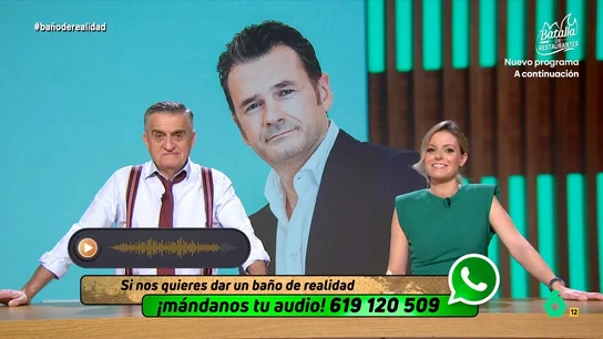 El 'baño de realidad' de Iñaki López a Wyoming por la ficha policial de Elvis: "Despide a quien tengas que despedir" Iñaki López aprovecha la 'línea directa' con su mujer, Andrea Ropero, para mandarle un 'baño de realidad' a Wyoming: "Elvis nunca tuvo ficha policial". La reacción del presentador de El Intermedio, en este vídeo.