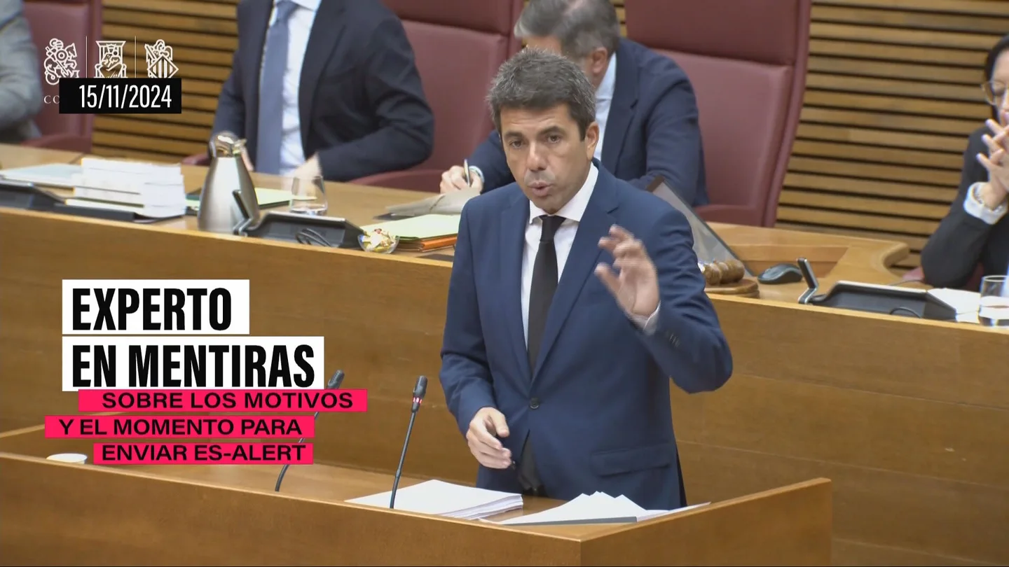 Mazón, el experto en mentiras que no acaban: todas sus falsas afirmaciones e incongruencias desde la DANA Mazón, el experto en mentiras que no acaban: todas sus falsas afirmaciones e incongruencias desde la DANA