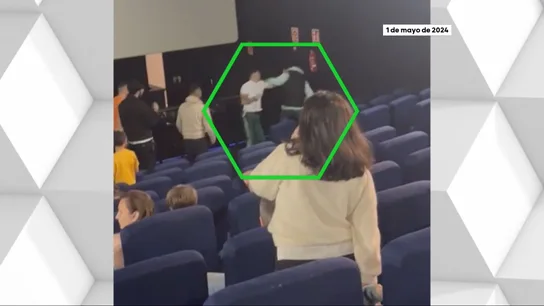 Momento de la pelea de Antonio con un hombre en un cine de León Momento de la pelea de Antonio con un hombre en un cine de León