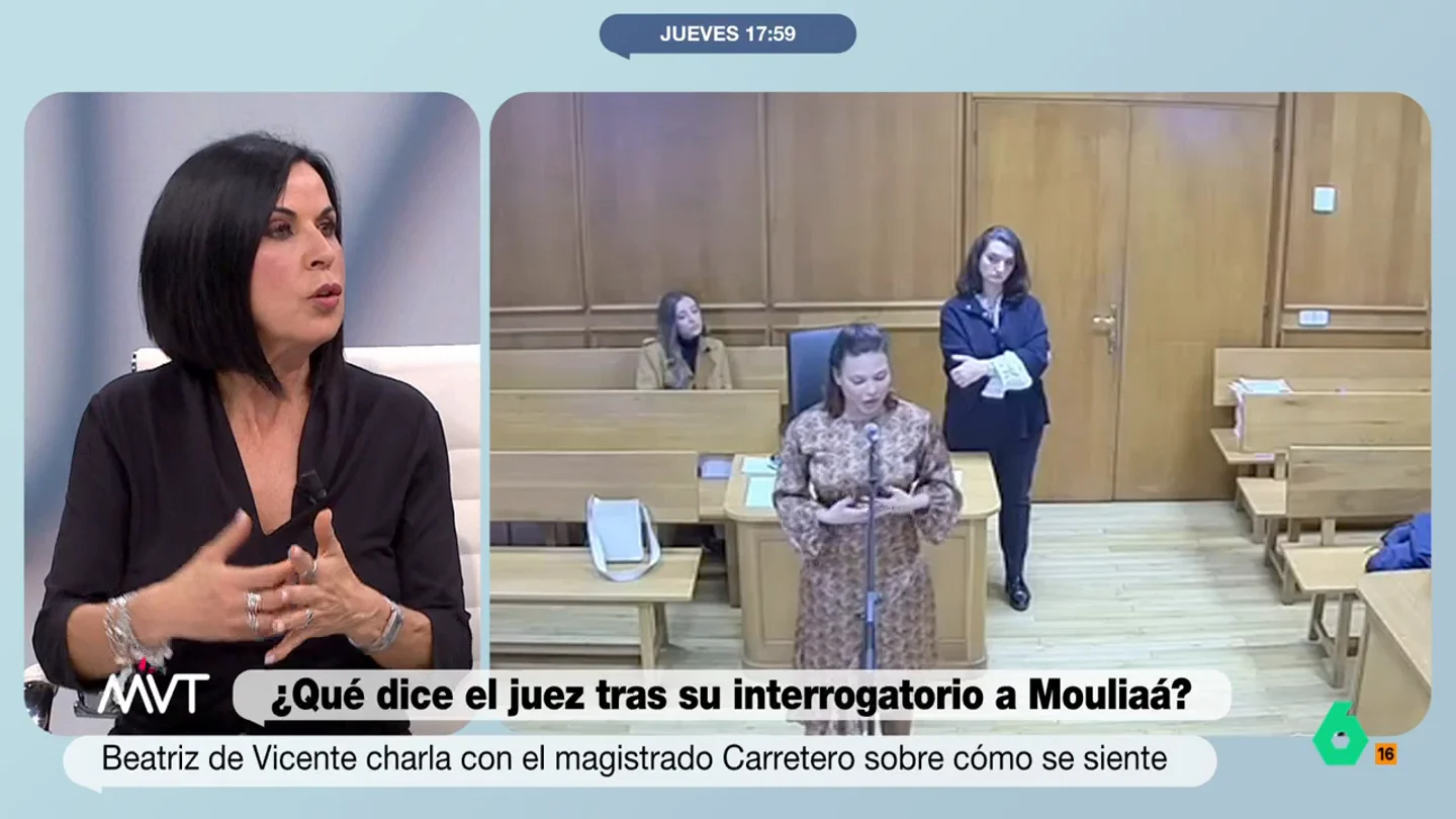 Beatriz de Vicente, en Más Vale Tarde Beatriz de Vicente, en Más Vale Tarde