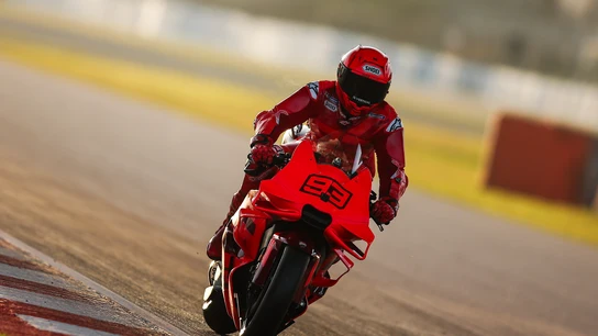 Marc Márquez rodando con la Ducati Marc Márquez rodando con la Ducati