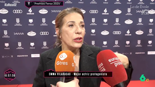 Emma Vilasarau, mejor actriz protagonista, carga contra el juez Carretero: "Me sentí insultada como mujer" Emma Vilasarau, mejor actriz protagonista, carga contra el juez Carretero: "Me sentí insultada como mujer"