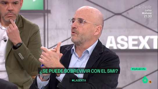 Javier Díaz-Giménez, en laSexta Xplica Javier Díaz-Giménez, en laSexta Xplica
