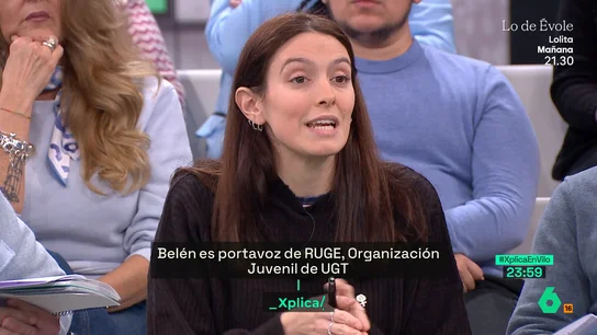 La joven sindicalista Belén Guirao La joven sindicalista Belén Guirao