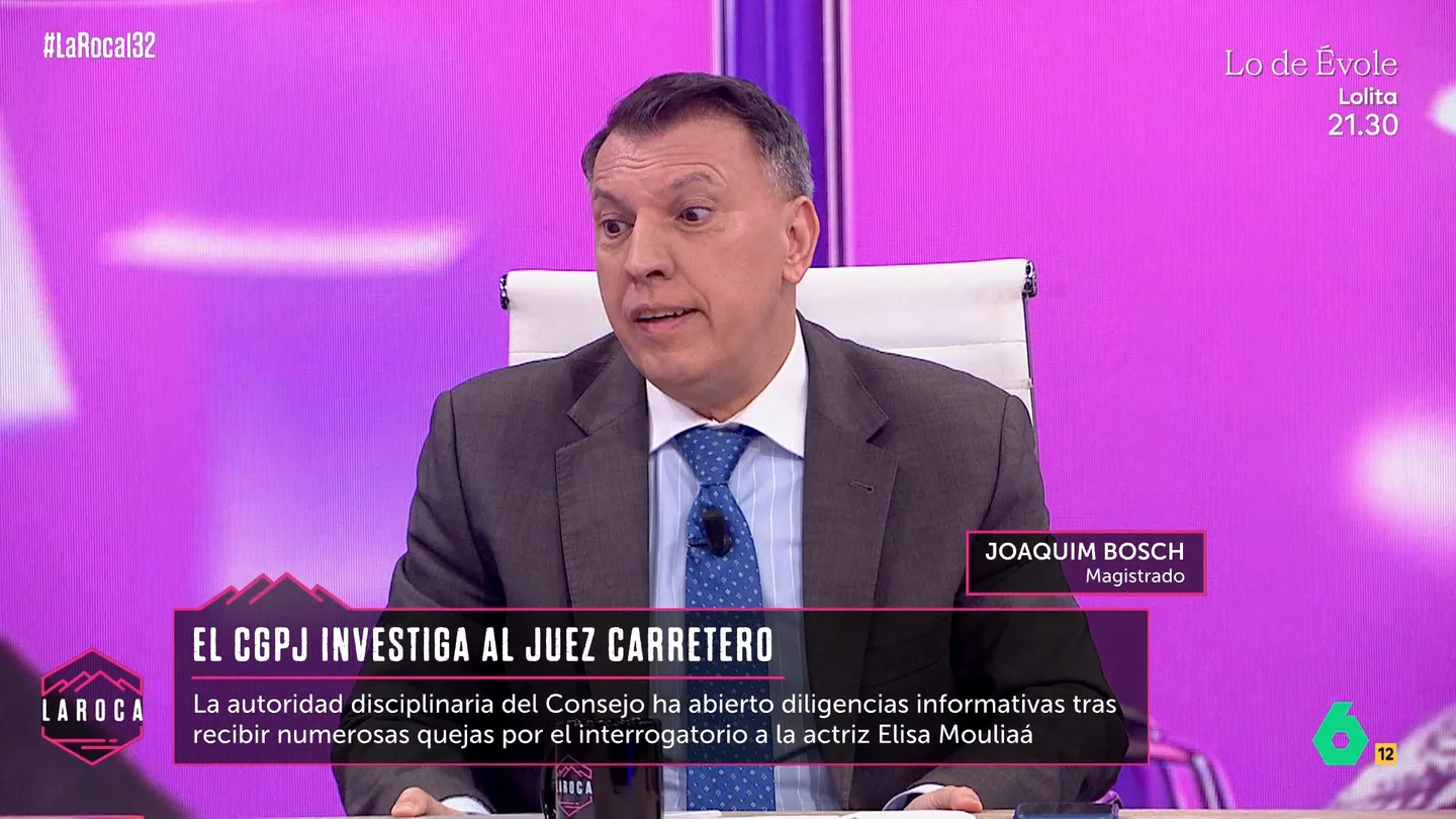 Joaquim Bosch, sobre el interrogatorio del juez Carretero: "La ley dice que no se puede interrumpir ni hacer preguntas tendenciosas" Joaquim Bosch, sobre el interrogatorio del juez Carretero: "La ley dice que no se puede interrumpir ni hacer preguntas tendenciosas"