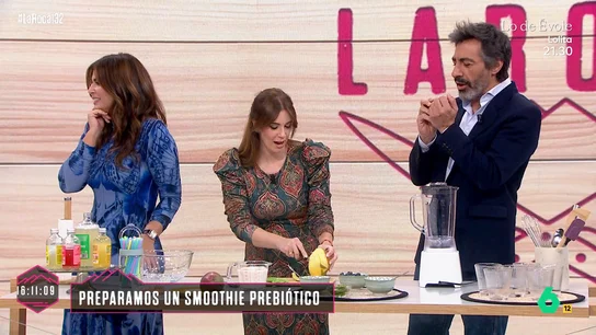 Nuria Roca, cuando Juan del Val se corta pelando un mango en directo: "Ay, me voy a marear" Nuria Roca, cuando Juan del Val se corta pelando un mango en directo: "Ay, me voy a marear"
