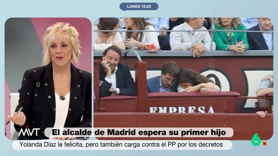 Cristina Pardo, a Yolanda Díaz tras felicitar a Almeida: "Todo es con una intencionalidad que necesito fines de semana de siete días" "¿No puede decir felicidades y punto?", reacciona Cristina Pardo en este vídeo donde comenta la felicitación de Yolanda Díaz a Almeida por el hijo que espera, mientras recuerda que el PP votó en contra del decreto ómnibus.