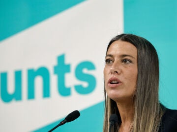 La portavoz parlamentaria de JxCat, Miriam Nogueras
