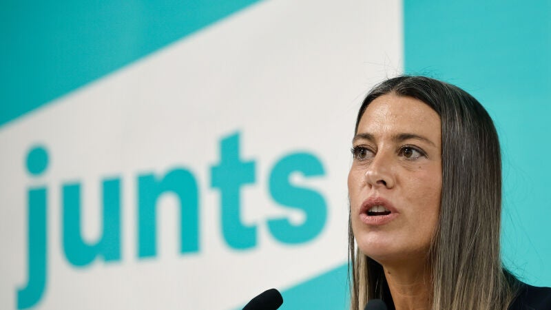 La portavoz parlamentaria de JxCat, Miriam Nogueras