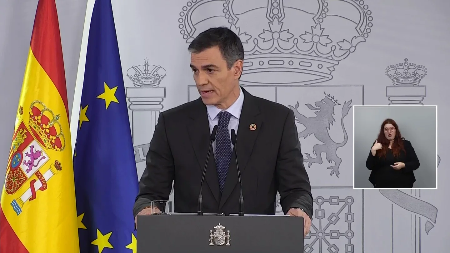 Pedro Sánchez, este martes en Moncloa Pedro Sánchez, este martes en Moncloa