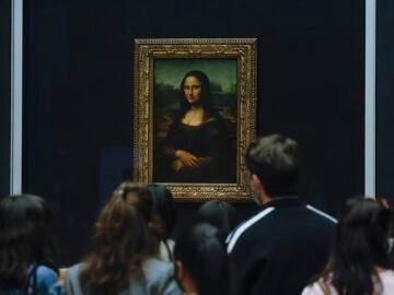La Mona Lisa en el Louvre