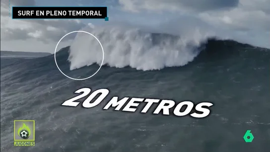 Imágenes en 'Jugones': Los mejores surfistas ante las olas más salvajes en Nazaré Imágenes en 'Jugones': Los mejores surfistas ante las olas más salvajes en Nazaré