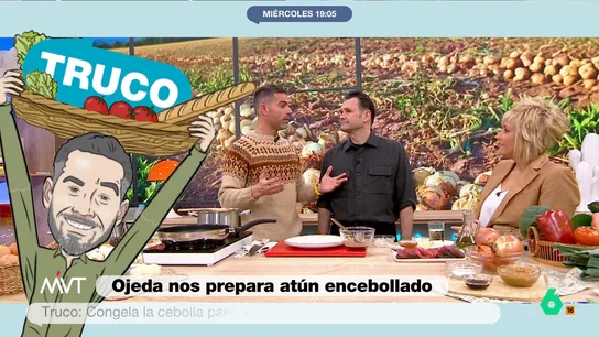 Los tres trucos de Pablo Ojeda para no llorar al cortar cebolla Los tres trucos de Pablo Ojeda para no llorar al cortar cebolla