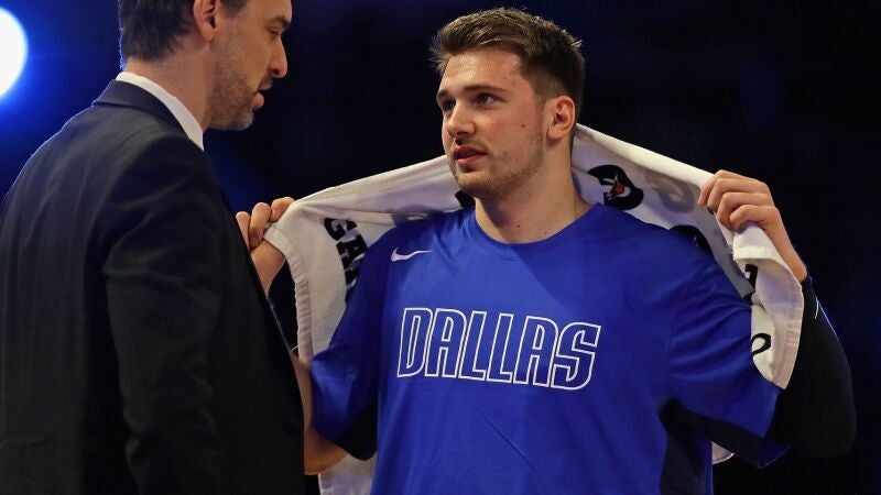 Pau Gasol y Luka Doncic