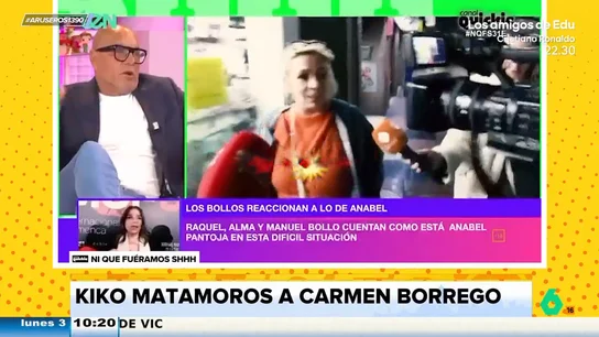 Kiko Matamoros, sobre Carmen Borrego y su hijo: "El amor de madre es incondicional, sobre todo si hay un talón por medio" Kiko Matamoros, sobre Carmen Borrego y su hijo: "El amor de madre es incondicional, sobre todo si hay un talón por medio"