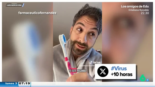 La advertencia viral de un farmacéutico: "Después de tener una gripe, un COVID o un resfriado, conviene cambiar el cepillo de dientes" La advertencia viral de un farmacéutico: "Después de tener una gripe, un COVID o un resfriado, conviene cambiar el cepillo de dientes"
