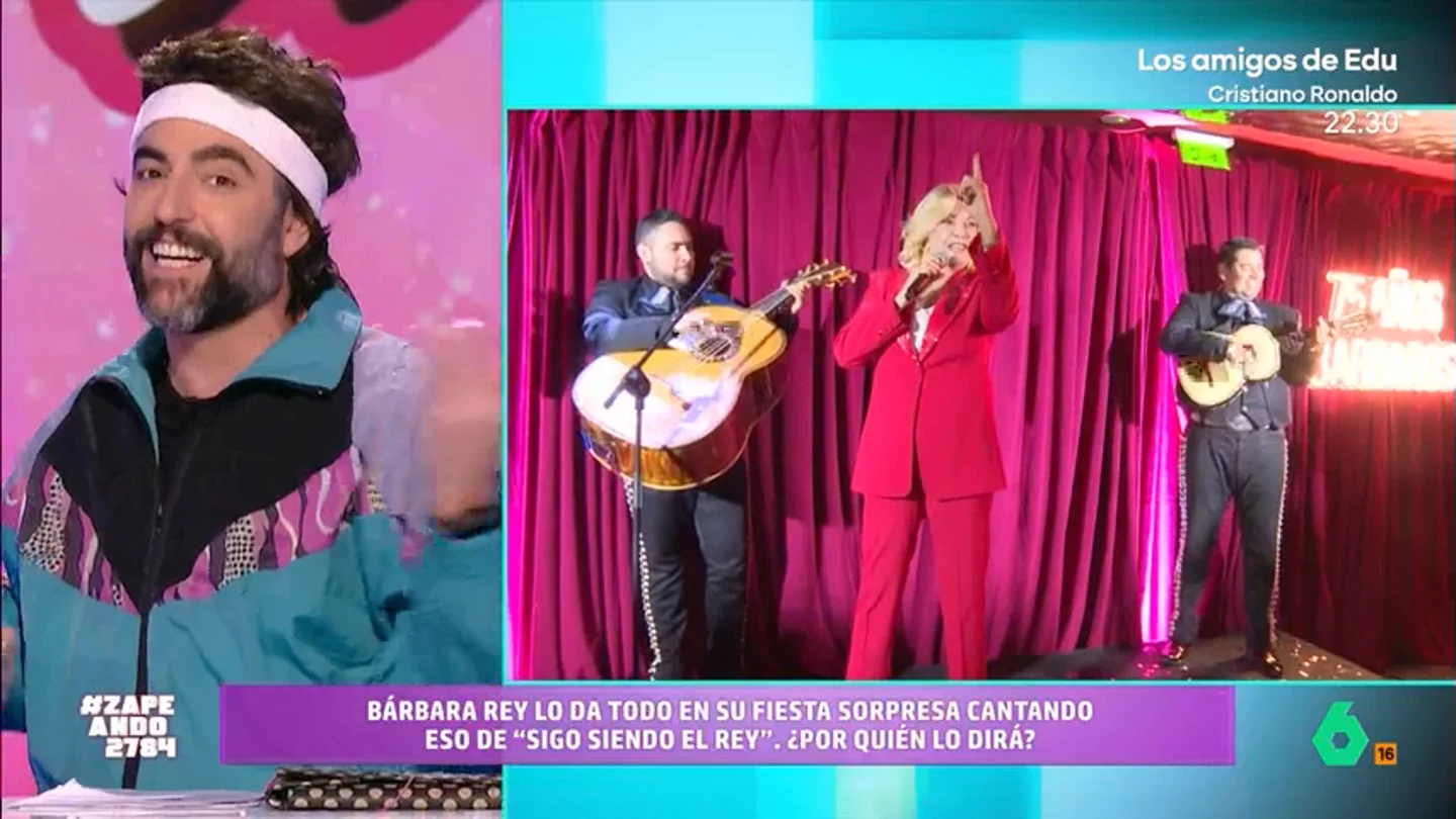 La reacción de Dani Mateo al ver a Bárbara Rey cantando 'Sigo siendo el rey': "La canción va con pullita" La reacción de Dani Mateo al ver a Bárbara Rey cantando 'Sigo siendo el rey': "La canción va con pullita"
