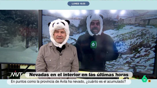 Iñaki López y Javier Bastida sorprenden con un gorro de oso panda para las nieves: "Estamos haciendo historia" Iñaki López y Javier Bastida sorprenden con un gorro de oso panda para las nieves: "Estamos haciendo historia"