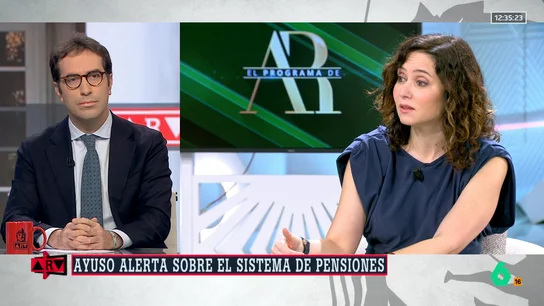 Cuerpo califica de "rotundamente falsa" la afirmación de Ayuso sobre las pensiones: "Es importante dar mensajes con cierta responsabilidad" Cuerpo califica de "rotundamente falsa" la afirmación de Ayuso sobre las pensiones: "Es importante dar mensajes con cierta responsabilidad"