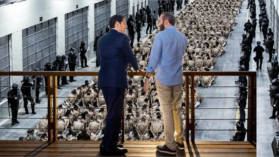 Bukele ofrece a Trump su megacárcel para encerrar a presos de EEUU migrantes y estadounidenses Bukele ofrece a Trump su megacárcel para encerrar a presos de EEUU migrantes y estadounidenses