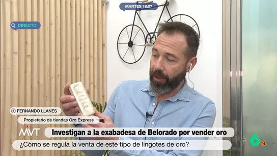 Fernando Llanes, comprador de oro, sobre la exabadesa de Belorado: "Su perfil es más propio de un inversor que de una monja" Fernando Llanes, comprador de oro, sobre la exabadesa de Belorado: "Su perfil es más propio de un inversor que de una monja"