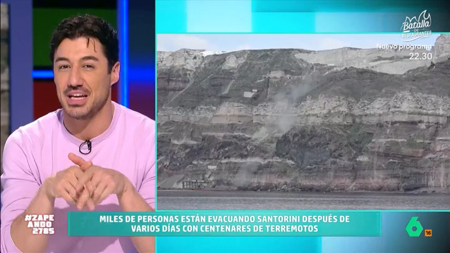 Francisco Cacho alerta sobre la actividad sísmica en Santorini (Grecia): "Hay riesgo de tsunami" Francisco Cacho alerta sobre la actividad sísmica en Santorini (Grecia): "Hay riesgo de tsunami"