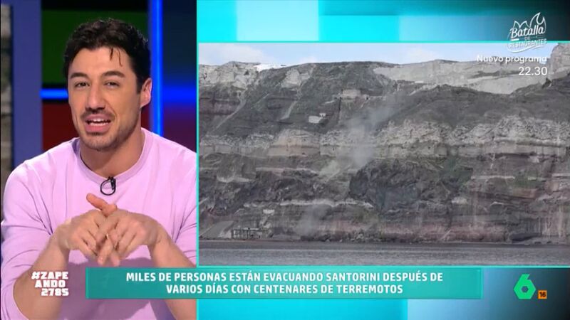 Francisco Cacho alerta sobre la actividad sísmica en Santorini (Grecia): "Hay riesgo de tsunami"