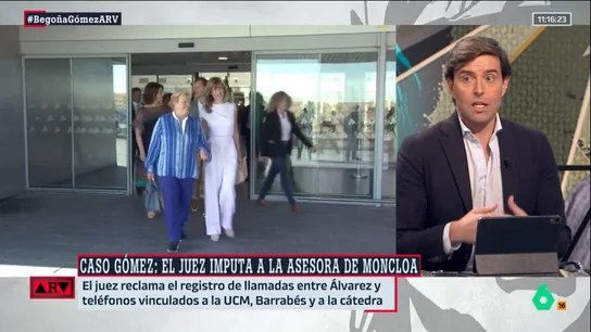 Montesinos señala que la imputación a la asesora de Moncloa refleja la necesidad de "articular la figura" de la pareja del presidente del Gobierno Montesinos señala que la imputación a la asesora de Moncloa refleja la necesidad de "articular la figura" de la pareja del presidente del Gobierno