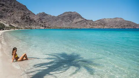 Playa en Loreto, en Baja California Sur Playa en Loreto, en Baja California Sur