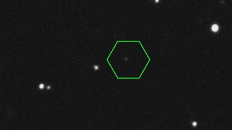 Imagen del asteroide que podría impactar contra la Tierra en 2032