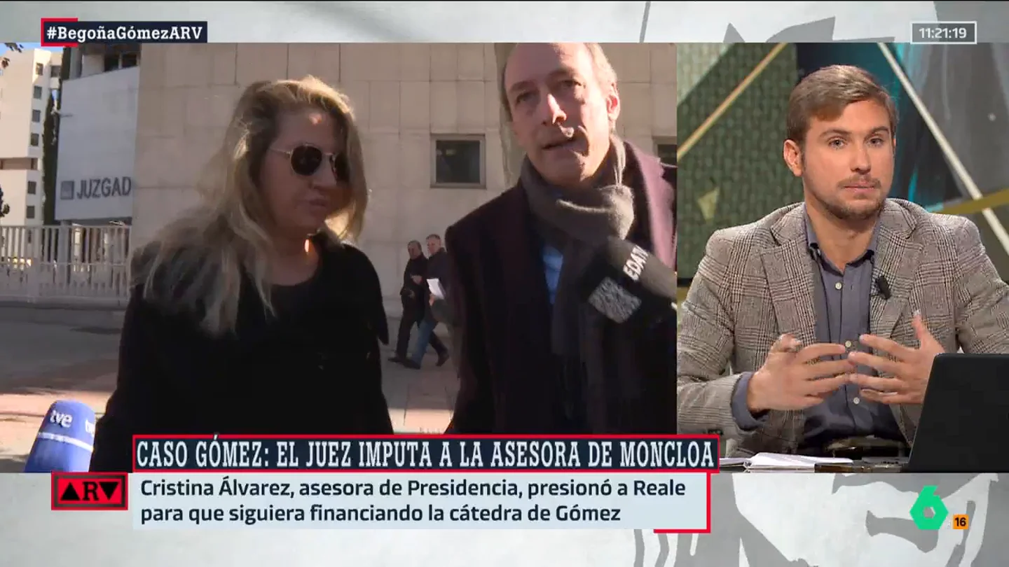 Pepe Luis Vázquez, tras la imputación a la asesora de Moncloa: "Aprecio una terrible praxis política, que es el enchufismo de amiguetes" Pepe Luis Vázquez, tras la imputación a la asesora de Moncloa: "Aprecio una terrible praxis política, que es el enchufismo de amiguetes"