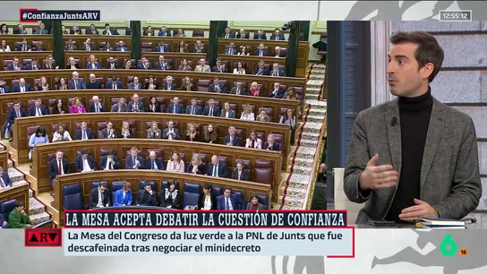 Pablo Simón, sobre la cuestión de confianza: "A efectos prácticos, supone el deshielo de la relación entre PSOE y Junts" Pablo Simón, sobre la cuestión de confianza: "A efectos prácticos, supone el deshielo de la relación entre PSOE y Junts"