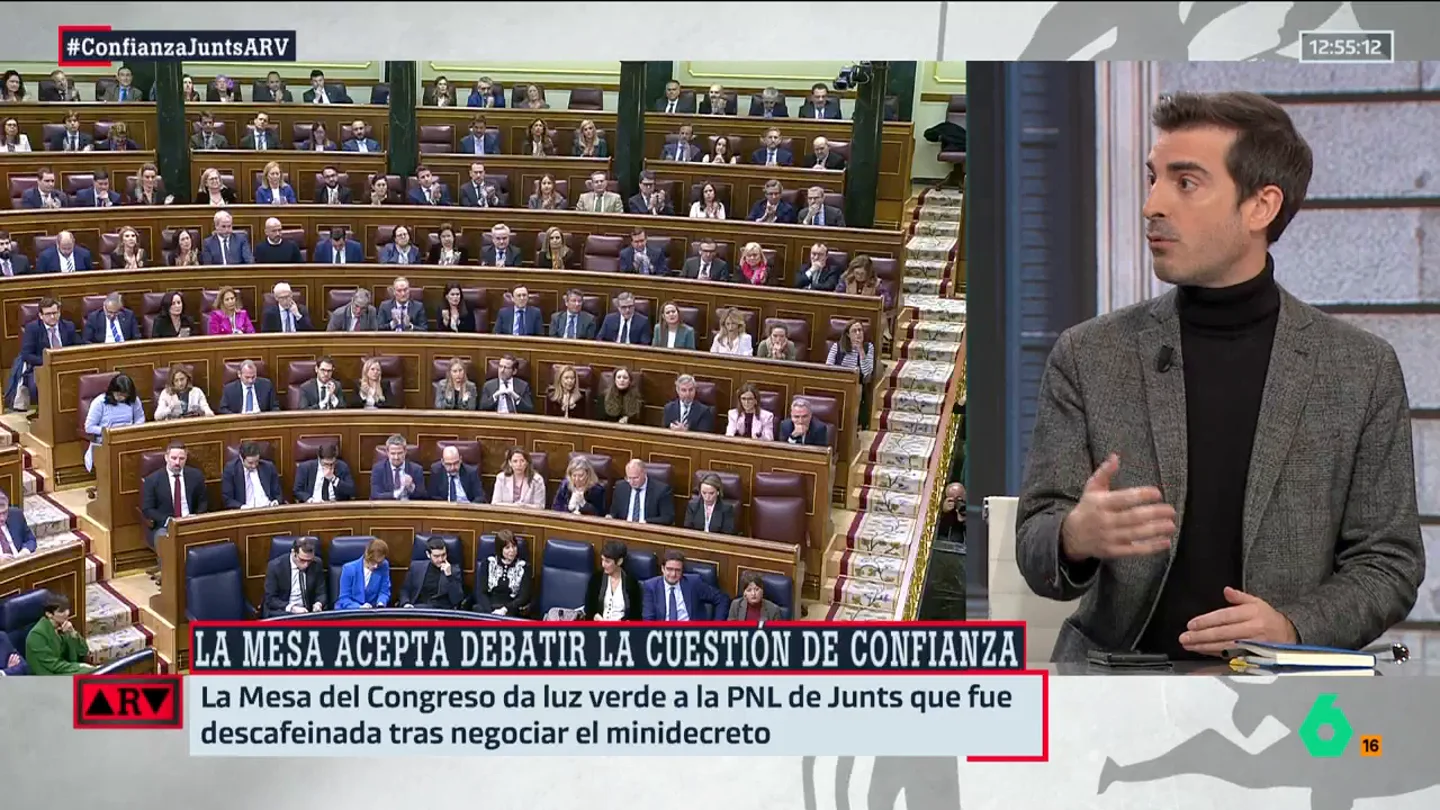 Pablo Simón, sobre la cuestión de confianza: "A efectos prácticos, supone el deshielo de la relación entre PSOE y Junts" Pablo Simón, sobre la cuestión de confianza: "A efectos prácticos, supone el deshielo de la relación entre PSOE y Junts"