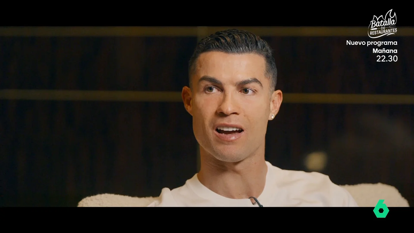La feliz sorpresa de Cristiano Ronaldo La feliz sorpresa de Cristiano Ronaldo
