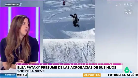 Las espectaculares acrobacias de los hijos de Elsa Pataky y Chris Hemsworth en la nieve en Aspen Las espectaculares acrobacias de los hijos de Elsa Pataky y Chris Hemsworth en la nieve en Aspen