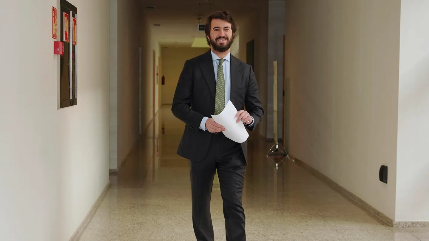 El exvicepresidente de la Junta de Castilla y León y hasta ahora líder de Vox en esta Comunidad, Juan García-Gallardo, en una imagen de archivo. El exvicepresidente de la Junta de Castilla y León y hasta ahora líder de Vox en esta Comunidad, Juan García-Gallardo, en una imagen de archivo.