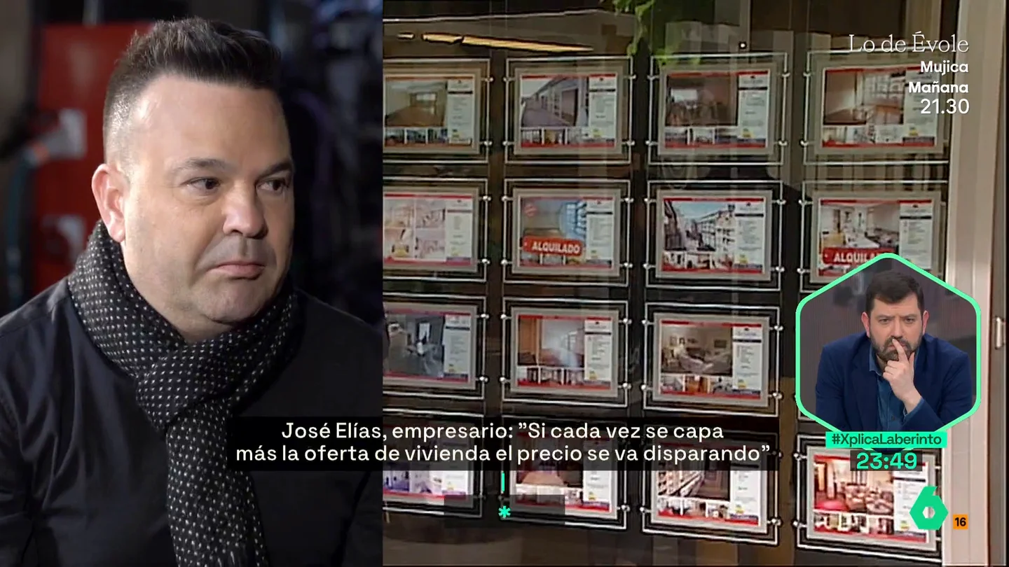 El análisis del empresario José Elías sobre el problema de la vivienda: "Si cada vez se capa más la oferta, el precio se dispara" El análisis del empresario José Elías sobre el problema de la vivienda: "Si cada vez se capa más la oferta, el precio se dispara"