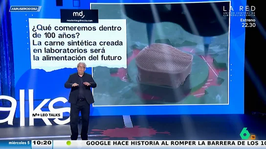 Leo Harlem, sobre la impresión de carne en 3D: "Quiero el chuletón vuelta y vuelta, a doble cara y poco hecho, que destiña un poquito" Leo Harlem, sobre la impresión de carne en 3D: "Quiero el chuletón vuelta y vuelta, a doble cara y poco hecho, que destiña un poquito"