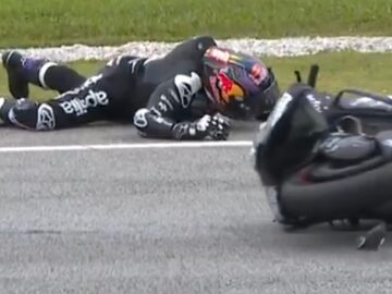 Ca&iacute;da de Jorge Mart&iacute;n en el test