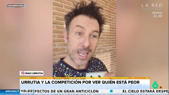 Iñaki Urrutia y la competición por ver quién está peor: "¡Me voy a morir! ¿También te vas a morir tú más?" Iñaki Urrutia y la competición por ver quién está peor: "¡Me voy a morir! ¿También te vas a morir tú más?"