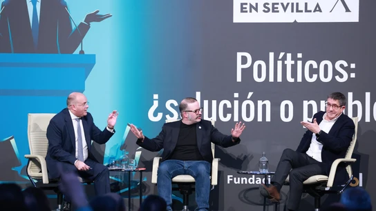 Patxi López y Miguel Tellado debaten en Sevilla 'PP y PSOE: ¿condenados a no entenderse?' Patxi López y Miguel Tellado debaten en Sevilla 'PP y PSOE: ¿condenados a no entenderse?'