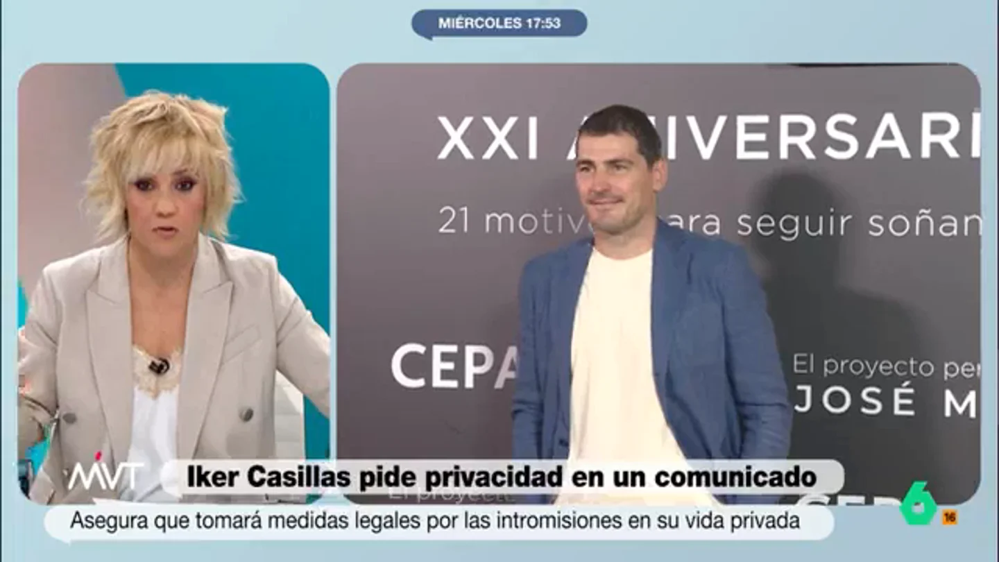 Cristina Pardo, sobre los audios filtrados entre Iker Casillas y Claudia Bavel Iñaki López y Cristina Pardo comentan en este vídeo el comunicado publicado por Iker Casillas tras la polémica suscitada por su relación con la actriz de cine para adultos Clara Bavel, que, explica la presentadora, habría filtrado audios privados.
