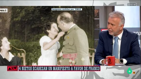 Ángel Víctor Torres reacciona al manifiesto de los nietos de Franco: "No nos extraña, son herederos de un dictador" Ángel Víctor Torres reacciona al manifiesto de los nietos de Franco: "No nos extraña, son herederos de un dictador"