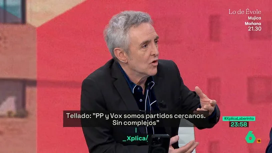 XPLICA Ramoncín responde a Tellado: "Si eres de un partido de centro derecha es imposible que seas cercano a Vox" XPLICA Ramoncín responde a Tellado: "Si eres de un partido de centro derecha es imposible que seas cercano a Vox"
