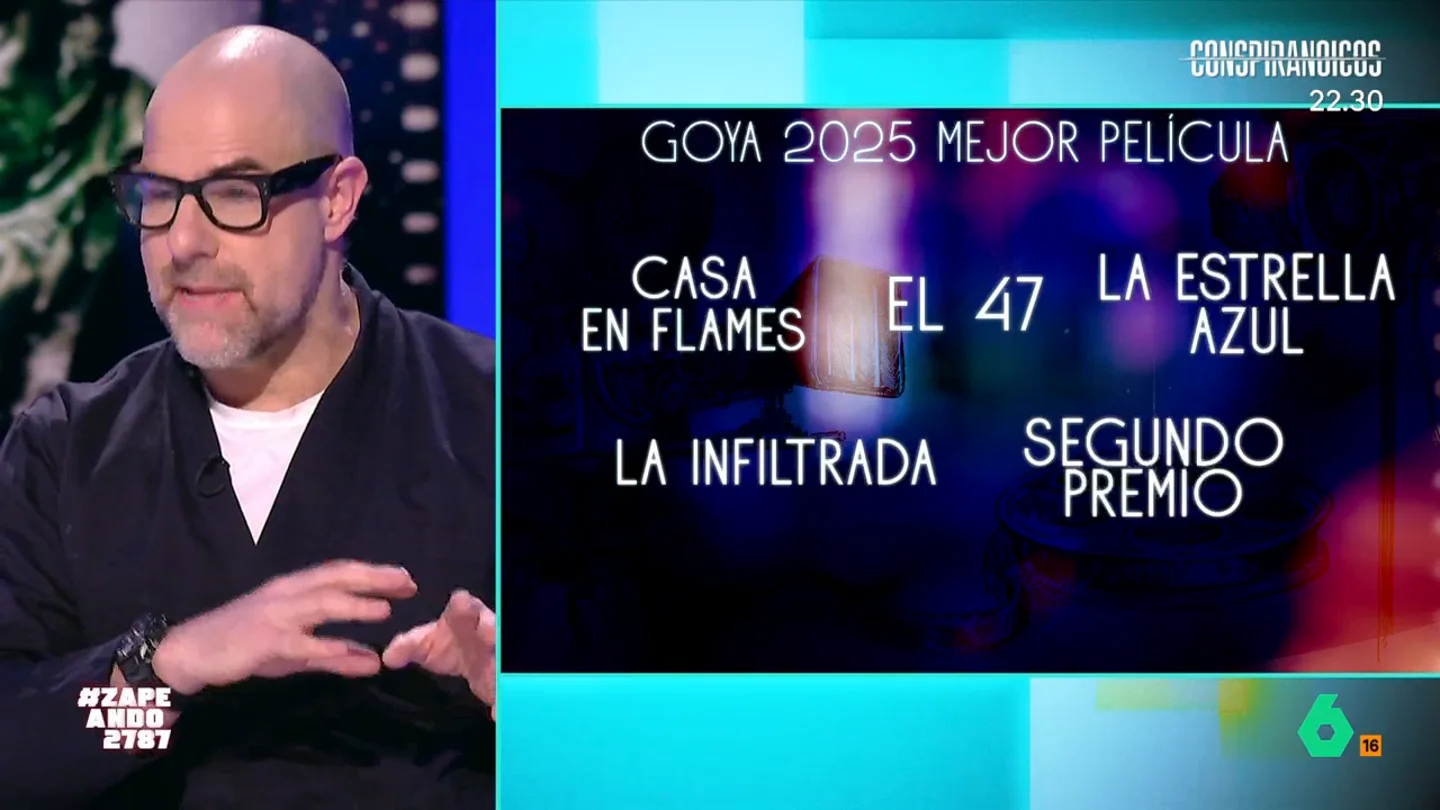 La 'quiniela' de Alberto Rey para los Goya: estos son sus favoritos a mejor actor, actriz y película El experto en cine de Zapeando, Alberto Rey, hace su particular 'porra' para los Goya que se celebran este fin de semana. En este vídeo, desvela sus candidatos para alzarse con el cabezón a mejor actor, mejor actriz y mejor película.