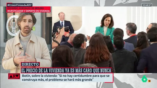 Un experto en Vivienda, a Ana Botín tras decir que falta "oferta": "Debe de estar bien ubicada, no de cualquier manera" Un experto en Vivienda, a Ana Botín tras decir que falta "oferta": "Debe de estar bien ubicada, no de cualquier manera"