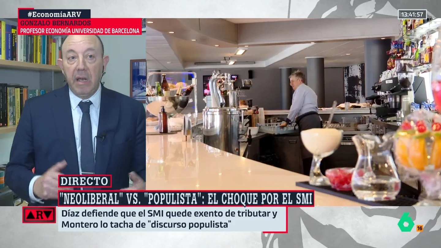 El 'mensaje' de Gonzalo Bernardos a la ministra Montero por el IRPF del SMI: "Te sobra el dinero, ¿por qué se lo quitas a los que menos tienen?" El 'mensaje' de Gonzalo Bernardos a la ministra Montero por el IRPF del SMI: "Te sobra el dinero, ¿por qué se lo quitas a los que menos tienen?"